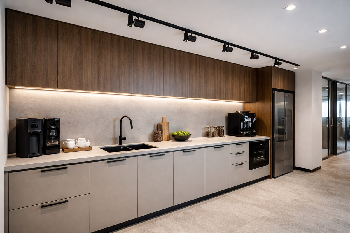 Ofis Teknik Altyapı: Aydınlatma ve Tesisat